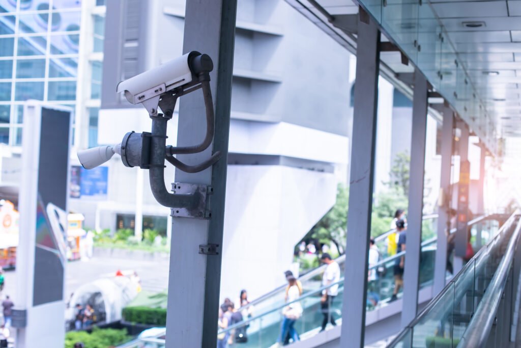 CCTV and security alarm